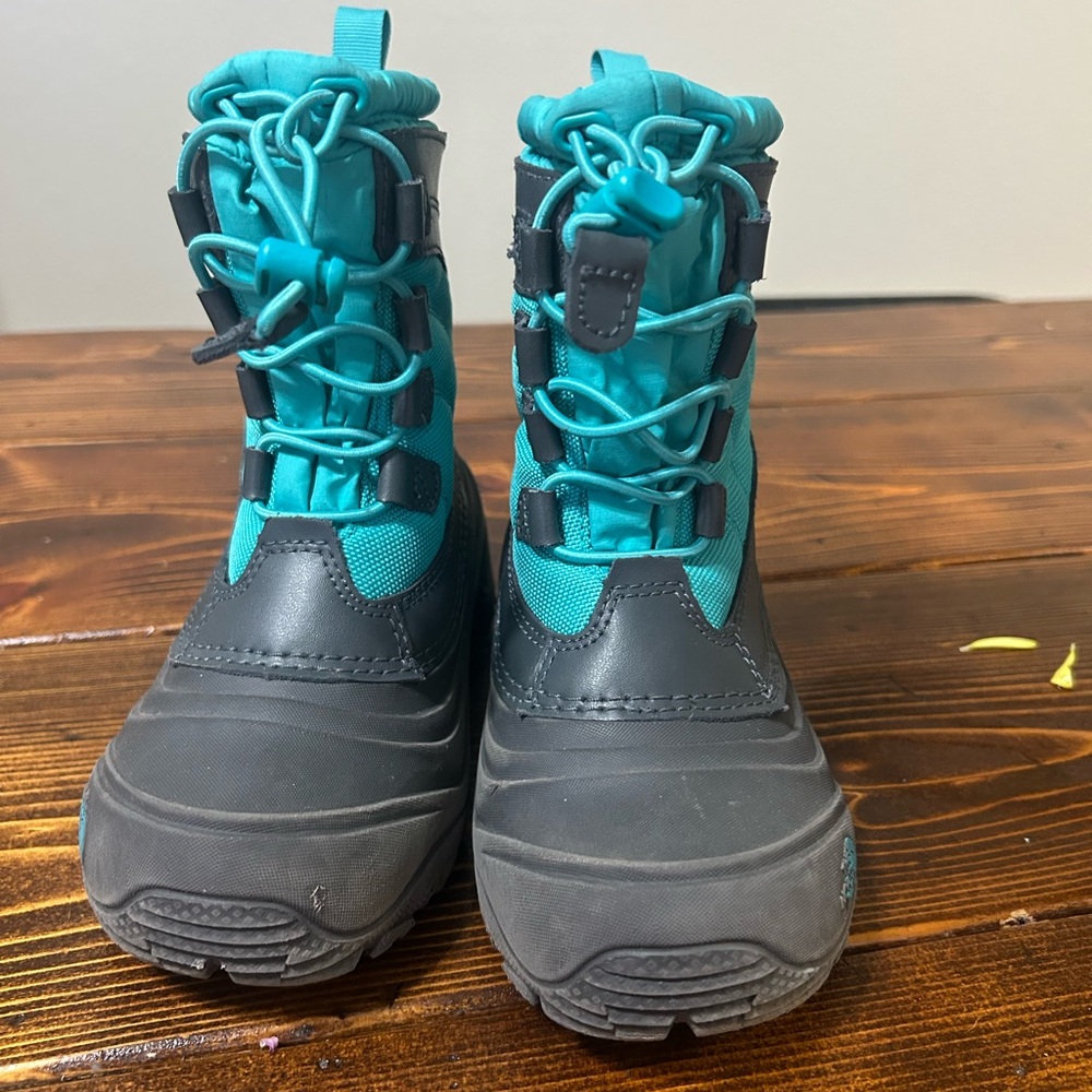 The North Face Kids Boots - Teal and Black